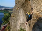 Via ferrata Pastýská stna v Dín