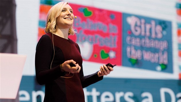 Laura Millerová na konferenci Engage 2017 v Praze Laura Millerová na konferenci Engage 2017 v Praze