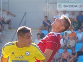 Momentka z utkání 2. ligy mezi Varnsdorfem a Třincem. Momentka z utkání 2. ligy mezi Varnsdorfem a Třincem.