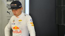 Holandský jezdec formule 1 Max Verstappen ze stáje Red Bull při Velké ceně... Holandský jezdec formule 1 Max Verstappen ze stáje Red Bull při Velké ceně...