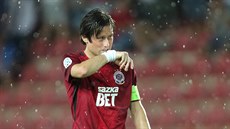 Tomá Rosický v utkání Sparta - Bohemians.