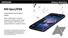 Parametry Samsungu Galaxy S8 Active