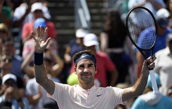 Roger Federer na turnaji v Montrealu.