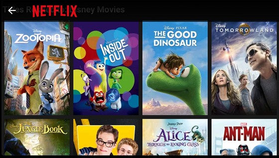 Tituly studia Disney v eské nabidce Netflixu