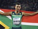 MISTR SVTA. Wayde van Niekerk slav titul mistra svta na tystovce.