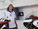 Karel Hanika pi tiskové konferenci ped Velkou cenou Brna silniních motocykl