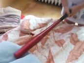 Výřez z videa kolujícího na sociálních sítích. Výřez z videa kolujícího na sociálních sítích.