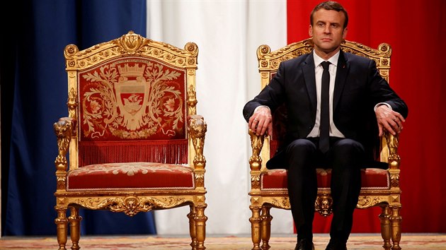 Francouzsk prezident Emmanuel Macron (14.kvtna 2017)