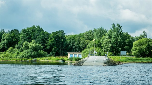 Zzem vodnch zchran v Kyselov na pravm behu Lipensk pehrady