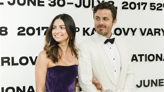 Floriana LIma a Casey Affleck (Karlovy Vary, 30. ervna 2017)