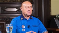 Ředitel městské policie Prahy 1 Miroslav Stejskal v diskusním pořadu Rozstřel. Ředitel městské policie Prahy 1 Miroslav Stejskal v diskusním pořadu Rozstřel.