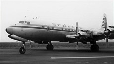 Douglas DC-7C nmecké spolenosti Südflug International (doprava holandských...