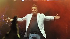 Nmecký zpvák Thomas Anders na festivalu Sázavafest ve Svtlé nad Sázavou.