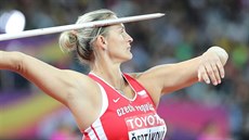 Babora Špotáková v kvalifikaci soutěže oštěpařek na mistrovství světa v Londýně. Babora Špotáková v kvalifikaci soutěže oštěpařek na mistrovství světa v Londýně.