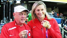 Barbora potáková, Rudolf erný a jejich medaile z Londýna.