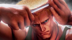 Bojovník Guile ze Street Fightera propaguje gel na vlasy. Bojovník Guile ze Street Fightera propaguje gel na vlasy.