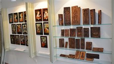 Perníkové formy a obrázky svatých malované na skle