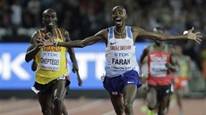 Mo Farah vítzí na mistrovství svta v Londýn trati 10 kilometr