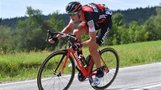 Belgický cyklista Dylan Teuns během etapového závodu Kolem Polska Belgický cyklista Dylan Teuns během etapového závodu Kolem Polska