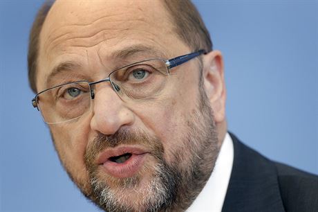 Pedseda nmecké sociální demokracie a kandidát na kanclée Martin Schulz.
