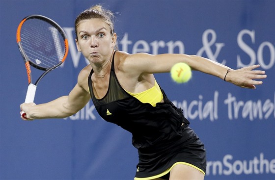 Simona Halepov na turnaji v Cincinnati.