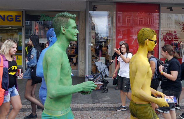 Prague Pride 2017 na Václaváku.