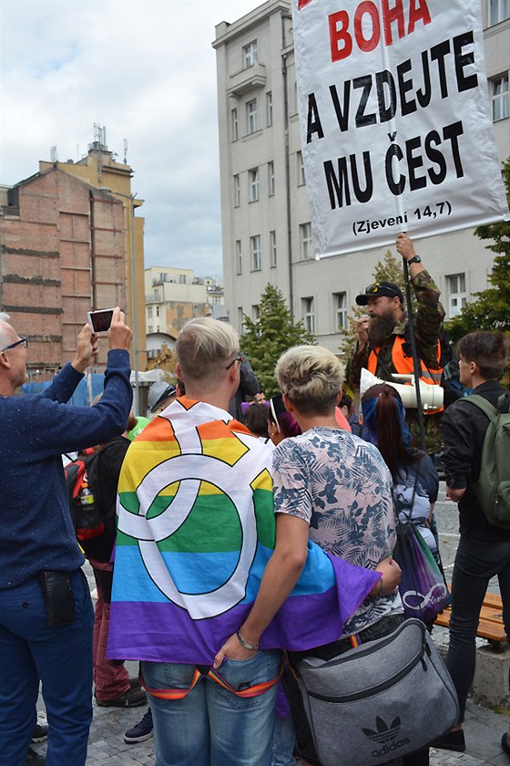 Prague Pride 2017 na Václaváku.