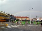Počasí v praze.
Foto 1: přívalový mrak
Foto 2: duha na autobusovém nádraží Počasí v praze.
Foto 1: přívalový mrak
Foto 2: duha na autobusovém nádraží
