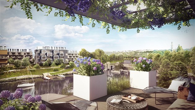 Rezidence DOCK nabízí moderní byty, výhled na Vltavu i přístaviště Rezidence DOCK nabízí moderní byty, výhled na Vltavu i přístaviště