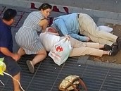 Nsledky teroristickho toku v centru Barcelony (17. srpna 2017)