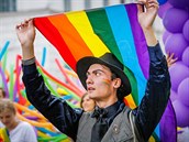 Pochod hrdosti gayů, leseb, bisexuálů i translidí (LGBT) Prague Pride... Pochod hrdosti gayů, leseb, bisexuálů i translidí (LGBT) Prague Pride...