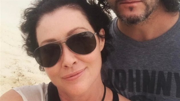 Shannen Doherty na dovolen s manelem