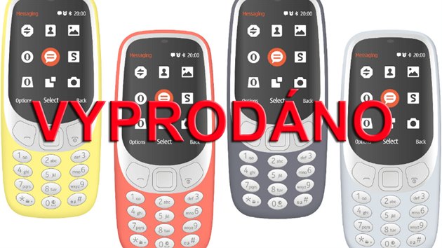 Nokia 3310 je obtn dostupn