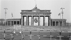 Berlínská ze ped Braniborskou bránou v roce 1969