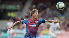 Patrik Hrošovský z Plzně v utkání s Olomoucí. Patrik Hrošovský z Plzně v utkání s Olomoucí.