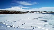 Stratovulkán Erebus v Antarktidě. Stratovulkán Erebus v Antarktidě.