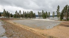 Takto po roce vypadá místo, kde stál loni v srpnu park Rio-Lipno. Takto po roce vypadá místo, kde stál loni v srpnu park Rio-Lipno.