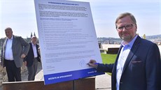 Předseda ODS Petr Fiala představil 17. srpna v Praze takzvanou Vyšehradskou... Předseda ODS Petr Fiala představil 17. srpna v Praze takzvanou Vyšehradskou...