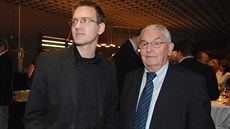 Rudolf Baa (vpravo) se sparanským majitelem Danielem Ketínským.