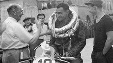 Vítz závodu v roce 1947 Vojtch Divi.