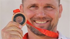 Zápasník Marek Švec s dodatečně udělenou bronzovou medailí z olympijských her v... Zápasník Marek Švec s dodatečně udělenou bronzovou medailí z olympijských her v...
