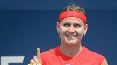 Lucie Šafářová na turnaji v Torontu. Lucie Šafářová na turnaji v Torontu.