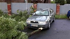 Několik silných bouřek se prohnalo Olomouckým krajem 10. srpna nad ránem.... Několik silných bouřek se prohnalo Olomouckým krajem 10. srpna nad ránem....