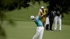 Hideki Macujama ve druhém kole na PGA Championship Hideki Macujama ve druhém kole na PGA Championship