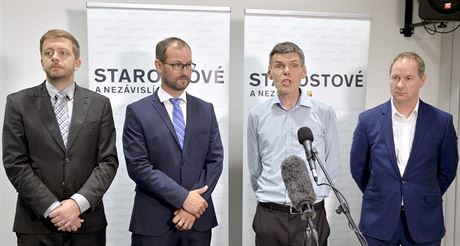 Na mimoádné tiskové konferenci Hnutí Starostové a nezávislí (STAN) vystoupili...