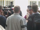 Před obvodním soudem na Praze 3 Před obvodním soudem na Praze 3
