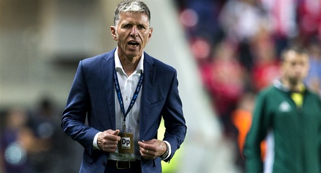 Slávistický trenér Jaroslav Šilhavý během odvety play-off Ligy mistrů proti... Slávistický trenér Jaroslav Šilhavý během odvety play-off Ligy mistrů proti...