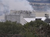 Požár v jihlavském Kronospanu zastavil výrobu na několik dní a způsobil škody... Požár v jihlavském Kronospanu zastavil výrobu na několik dní a způsobil škody...