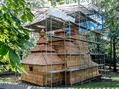 Kostelík svatého Mikuláše v Jiráskových sadech v Hradci Králové (18. srpna 2017) Kostelík svatého Mikuláše v Jiráskových sadech v Hradci Králové (18. srpna 2017)