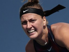 Petra Kvitov v prvnm kole US Open uspla proti Srbce Jelen Jankoviov.